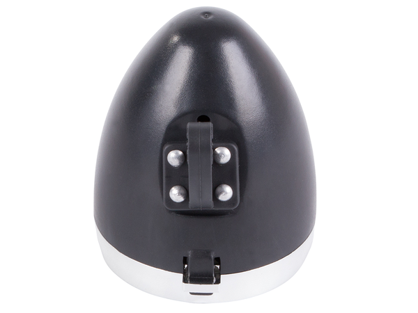 Front bike light 3 led batteries retro chrome