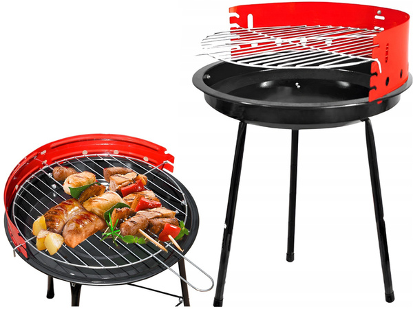 Faszén brikett kerti kerek hordozható turista kemping grill