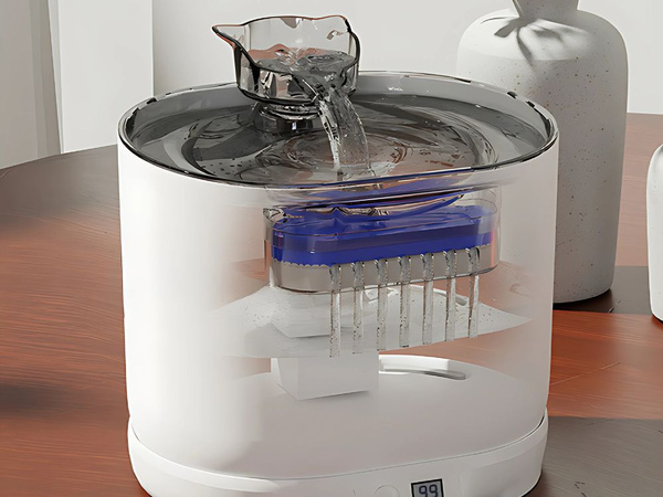 Drinking fountain cat dog bowl automatic + filter 2l movement sensor