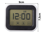 Electronic clock digital alarm clock lcd alarm display standing alarm