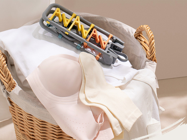 Secador para calcetines ropa interior percha para colgar 12 pinzas de la ropa juego