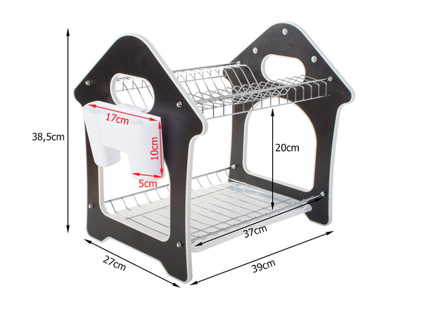 Dishwasher dryer stand mixer double-deck drainer
