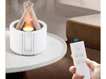 Humidificador de aire usb difusor led rgb chimenea aroma niebla fuego