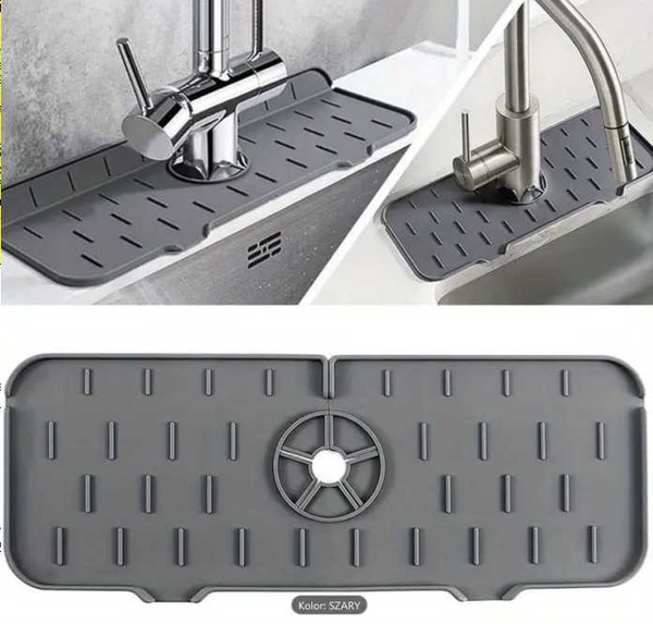 Silicone mat for sink drain protective tap for kitchen anti-slip