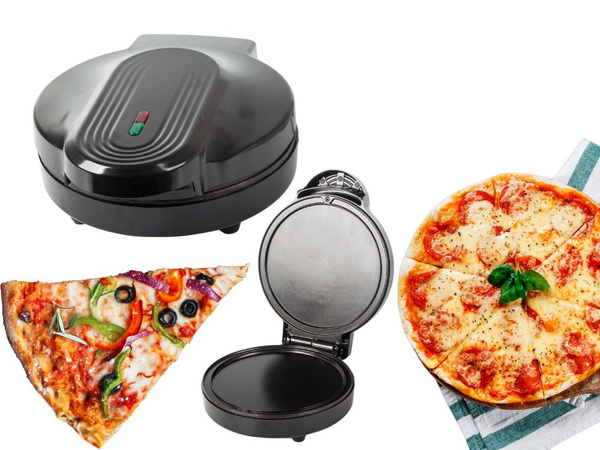 Elektrischer pizzaofen 1000w antihaftbeschichtung schnelles backen