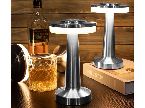 Nočné svetlo stolová dotyková lampa 3 krok spálne lampa bezdrôtová