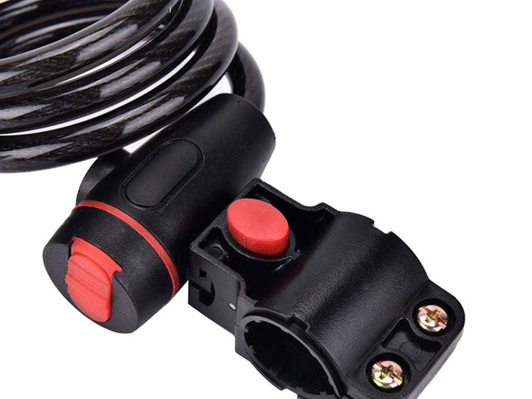 Velosipēda slēdzene velosipēda slēdzenes atslēga drošība spēcīgs kabelis