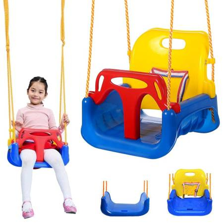 3-in-1 dārza bucket hall bērniem ar regulējamu atzveltnes atzveltni