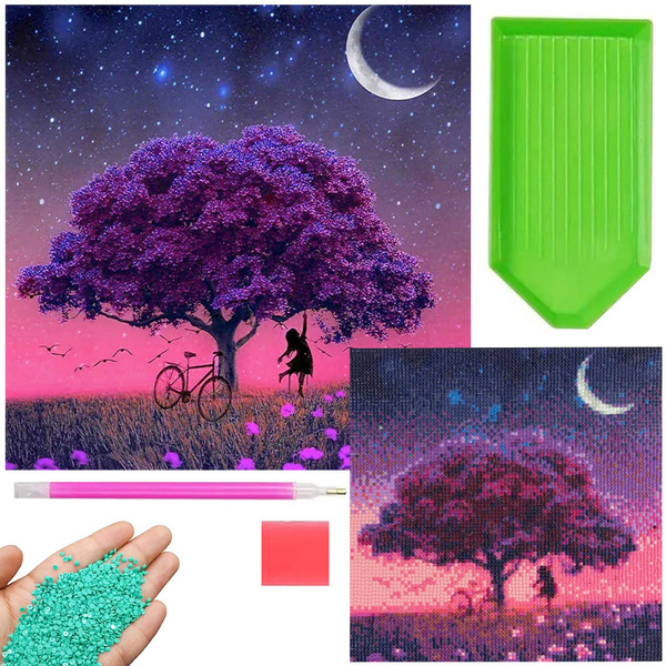 Diamantna vezenina drevo set diamantna slika