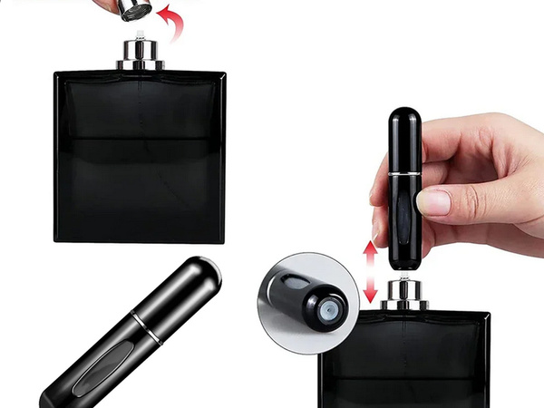 Atomizer podróżny z rozpylaczem do perfum flakon 5ml dozownik na perfumy