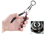 Seger's clamps ring pistons set 4pcs îndoit drept