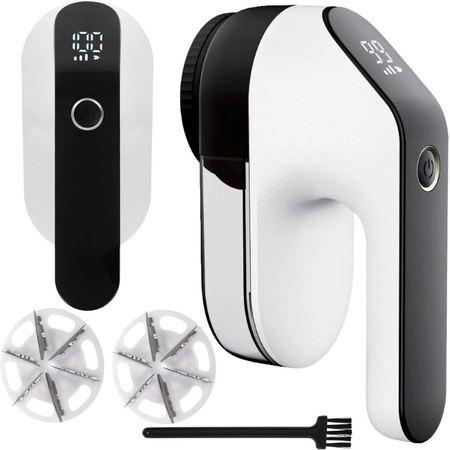 Electric shaver for wrinkles jumpers fabrics upholstery large lcd