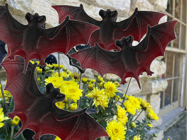 Halloween murciélago decoración murciélago conjunto de 4