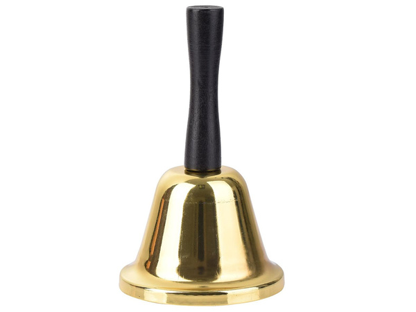 Heilige glocke metall gold dekoration