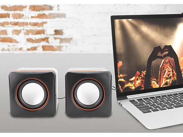 Számítógép hangszórók pc 2.0 jack tápegység usb