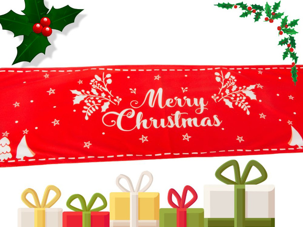 Weihnachts-tischläufer weihnachts-rentier 205x35cm