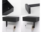 Porte-papier hygiénique loft étagère wc loft acier