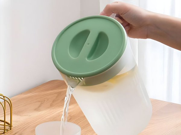 3L PLASTIC JUG WITH LID FOR WATER, JUICE, DRINKS, LEMONADE, LARGE CAPACITY