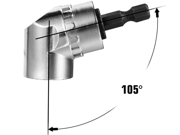 Kotni adapter izvijač vtičnica šestilo držalo