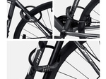 Candado de seguridad para bicicletas candado de cable código cifrado de cuatro cifras