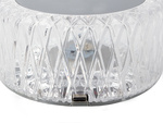 Kristāla galda lampa rezultātā rgb usb tālvadības pults