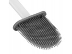 Silicone toilet brush for the bathroom leak-proof full base