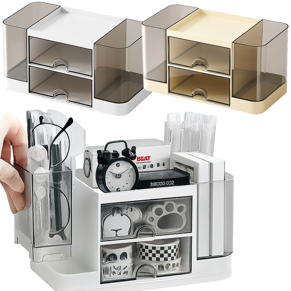 Organizér na stůl zásuvka skříňka poličky kancelářské drobnosti