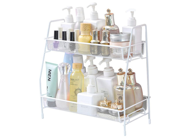 Estante de cocina organizador de cocina de pie especiero loft de dos niveles