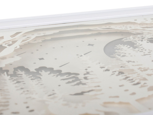 Paper cut-outs night light 3d usb