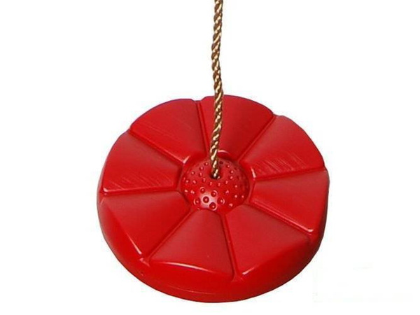 Balançoire de jardin pour enfants siège fleur avec corde pour arbre