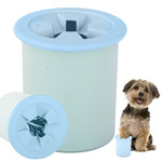 Nettoyeur de pattes pour chien, chat, coupe en silicone, pattes en silicone, poils en silicone