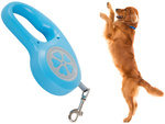 Automatic lanyard for dogs blocking powerful lightweight coil 5m 15kg