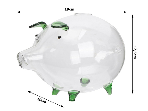 LARGE GREEN PIGGY BANK (48)