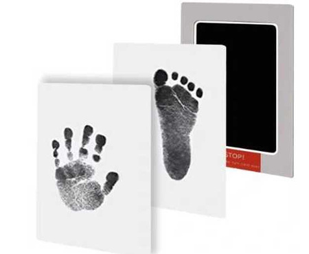 Set zum abdruck der hand und füsse des kindes sicherer tintenabdruck für säuglinge