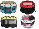 Collapsible dog pen pet bed cat cage large kennel lightweight