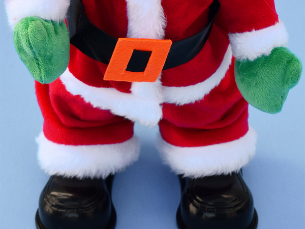 Dans cântând santa claus twerking crăciun amuzant mare