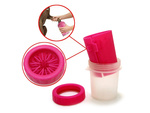 Nettoyeur de pattes pour chien chat coupe de nettoyage de pattes en silicone grand xl
