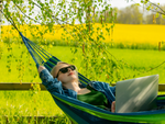 Grădină hamac dublu xxl turist cu dungi capac 200 x 150 mare