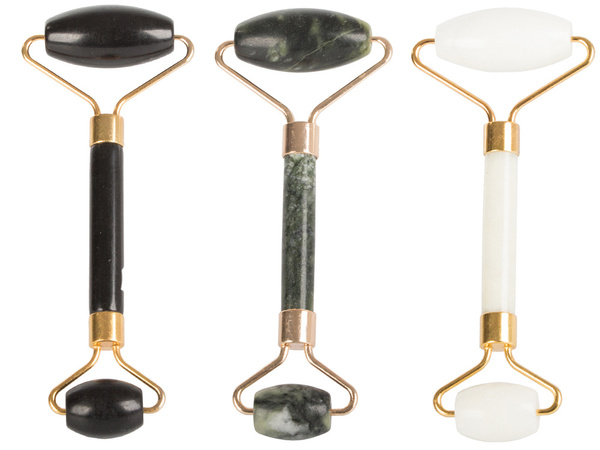 Jade roller face massager