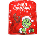 Festive scaun capac decorativ universal grinch pentru spătar