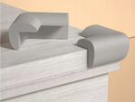 Furniture corner guards pentru colțuri de mobilier autocolante gri x4