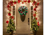 Guirlande décorative de noël décoration murale décoration de porte décorations de noël