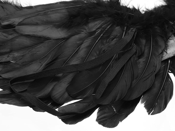 Spalvu eņģeļa spārni melns pasaku kostīms cosplay halloween pārģērbšanās