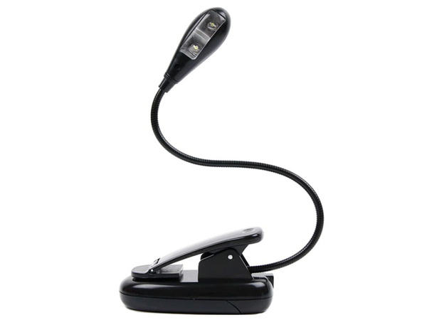 Klip viedol stolnú lampu školské flexibilné čítanie dvojitý klip