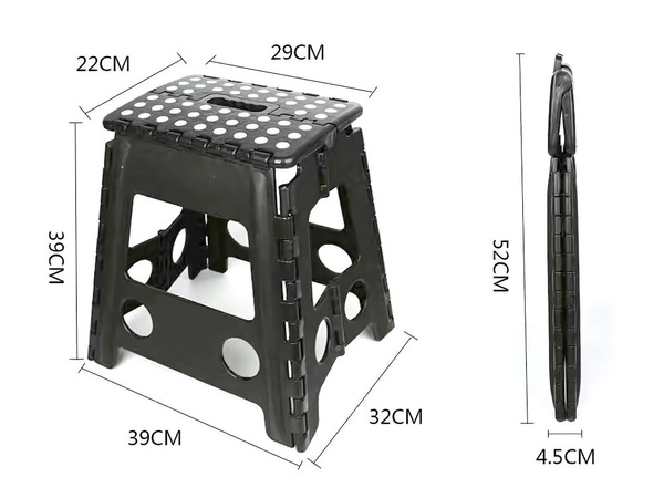 Skladací tablet veľká stolica väľká stolica odolná skladacia stolica 39cm