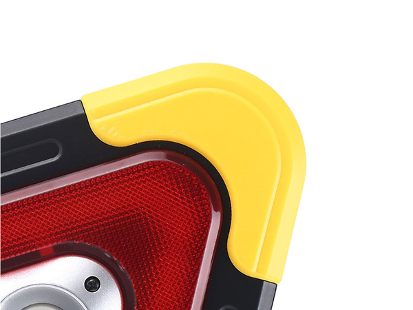 Triángulo de señalización linterna led power bank