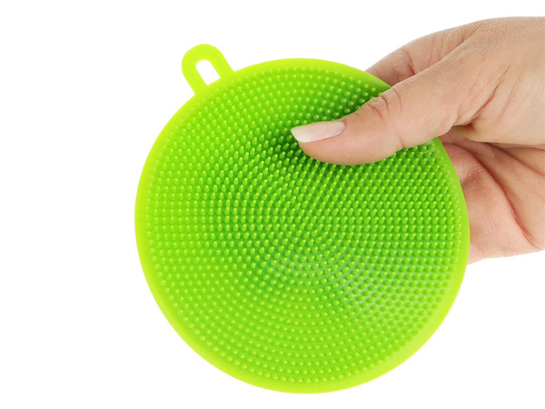 Silicone washer sponge scouring brush vegetable scouring brush