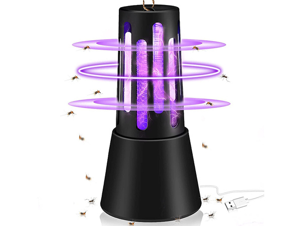 Insekticīda lampa odiem kukaiņiem, kukaiņiem, mušām uv efektīva 5w klusa birste
