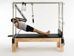 PILATES EXERCISE BED REFORMER FITNESS TRAINING DEVICE