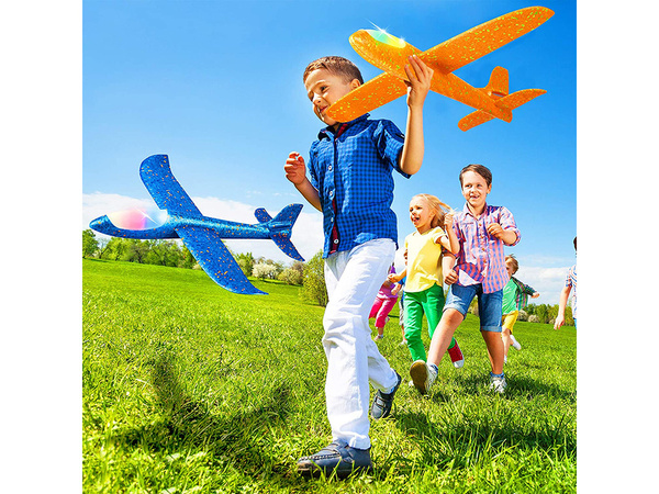 Kék repülőgép styropian glide nagy styropian 47c